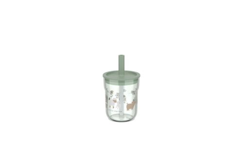 Little Dutch gyerek pohár szívószállal 250 ml - little farm