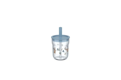Little Dutch gyerek pohár szívószállal 250 ml  - forest friends