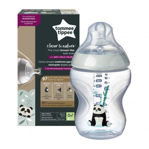 Tommee Tippee Closer to Nature cumisüveg 260ml - Pip panda