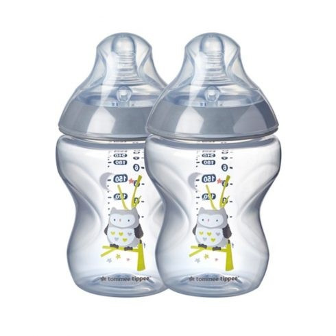 Tommee Tippee  Closer to Nature cumisüveg duo 2x260ml - Ollie bagoly
