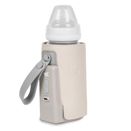 Lionelo Thermup go plus hordozható akkumulátoros cumisüveg melegítő- Beige sand